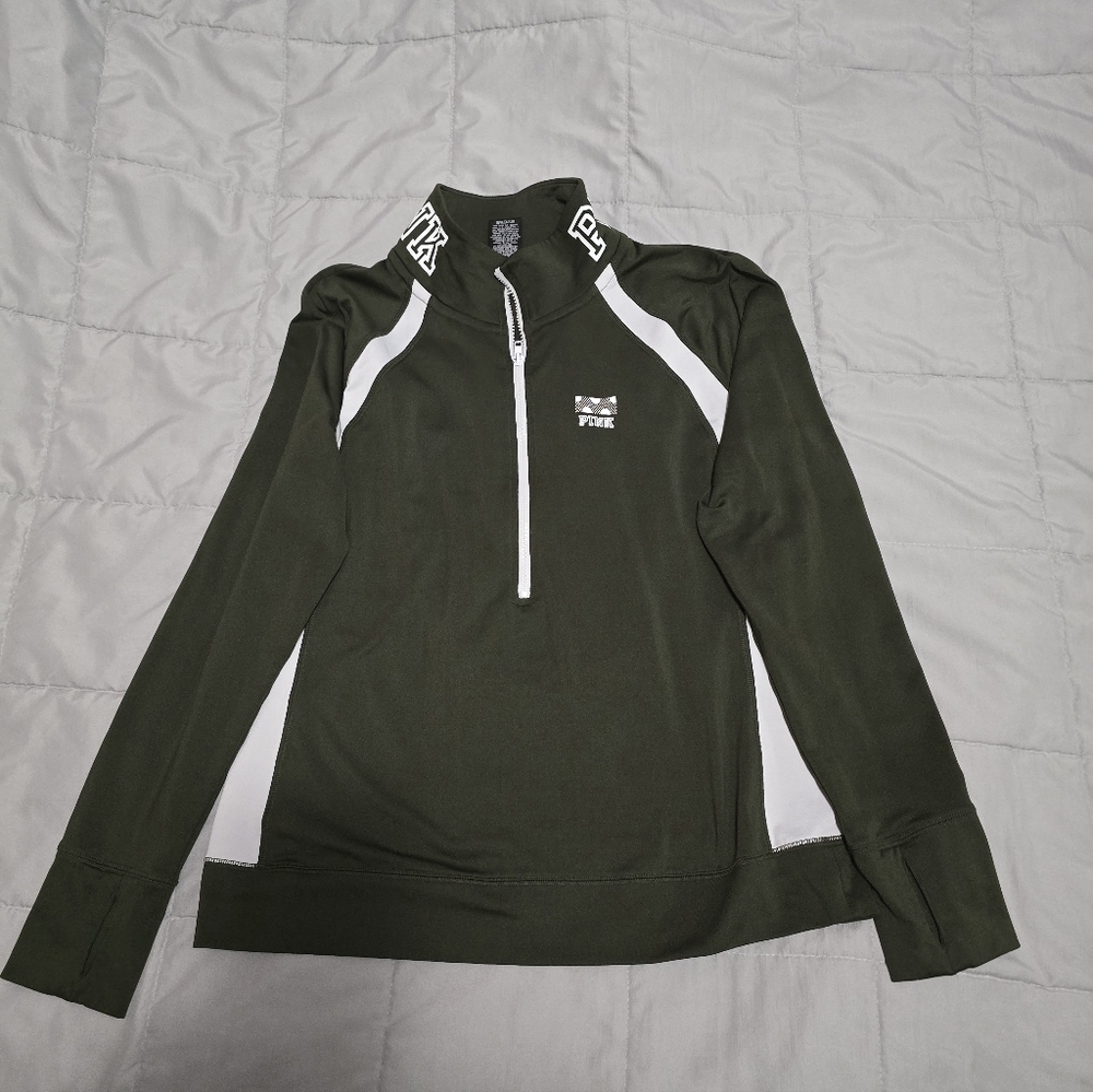 Victoria's Secret PINK Ultimate Quarter Zip Long Sleeve